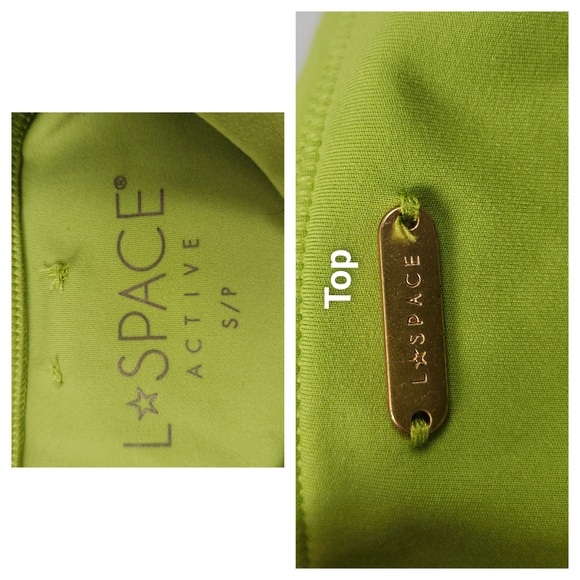 L*SPACE x Tessa Brooks 2 Piece Aim High Top (S) & Bike Shorts (M) Matching Set - Picture 12 of 15